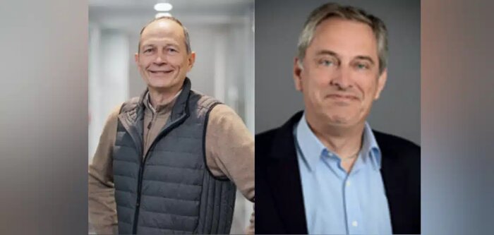 Arnaud Poupart-Lafarge (Elivia et Holvia) et Benoît Besson (Galliance) - © Terrena - © D.R.