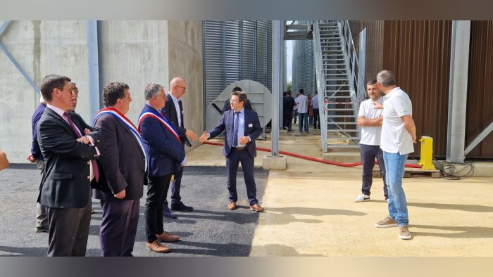 Agribio Union inaugure son silo de Roquelaure (Gers)