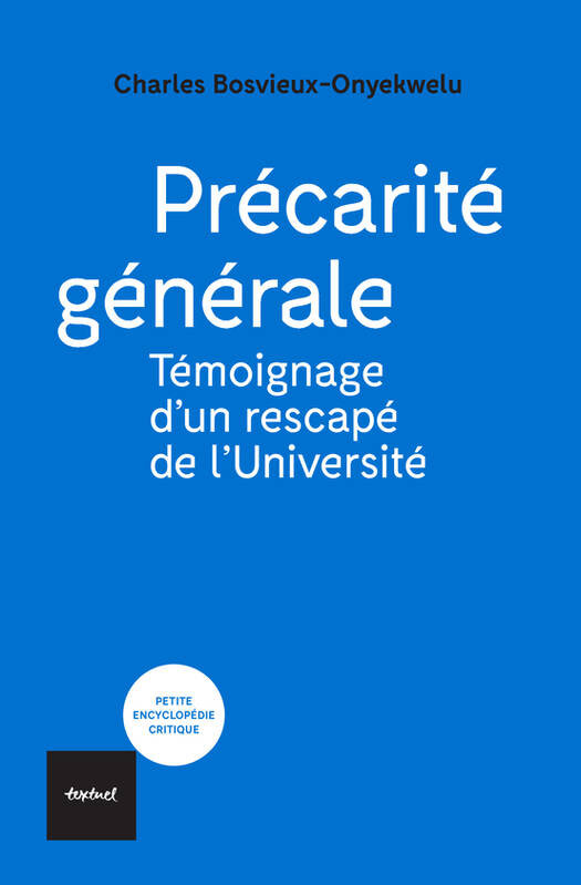 Charles Bosvieux-Onyekwelu témoigne de son expérience de la précarité de l’ESR, dans son livre. - © Textuel