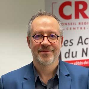 Stéphane Cordier est délégué régional académique à la recherche et à l’innovation du Centre Val de Loire. - © Région CVL