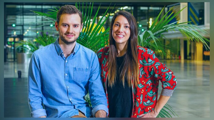 Thomas Sadoul et Chine Welsch, les cofondateurs de Cocoon-Immo. - © D.R.