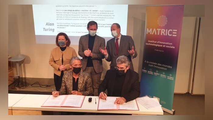 IA : signature d’une convention entre le ministère du Travail, l’INRIA et Matrice - © D.R.