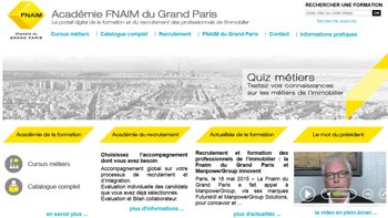 La FNAIM Grand Paris prend le virage digital avec le lancement d’une plateforme de formation