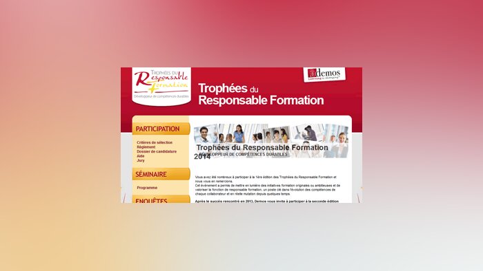 Trophées du responsable formation : à vos candidatures !