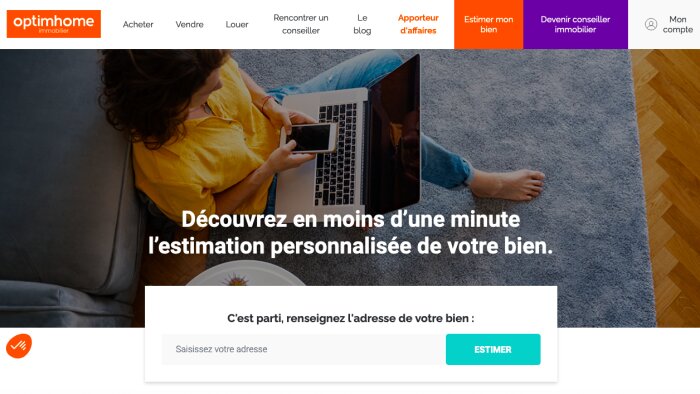 Le réseau Optimhome compte prés de 1 800 conseillers immobiliers en France. - © D.R.