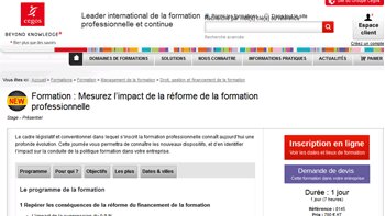 Réforme de la formation professionnelle : quelles opportunités ? - © D.R.