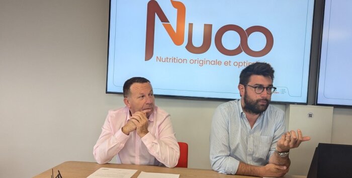 Philippe Manry, directeur général de Sanders, et Jean-Côme Lagrée, directeur de Sanders Ouest, le 2 - © D.R.