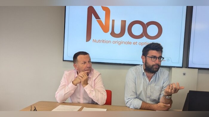 Philippe Manry, directeur général de Sanders, et Jean-Côme Lagrée, directeur de Sanders Ouest, le 2 - © D.R.