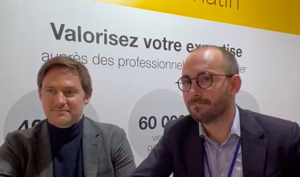 Julien Chenet (Cautioneo) et Charles de la Chapelle (JBL Courtage) - © D.R.