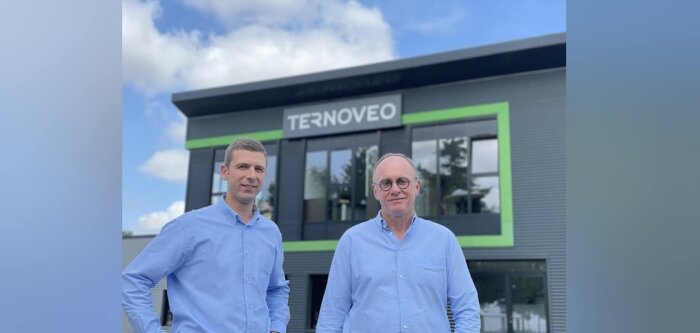 François Rayé, directeur céréales de Ternoveo, et Frédéric Boynard, directeur opérationnel. - © D.R.