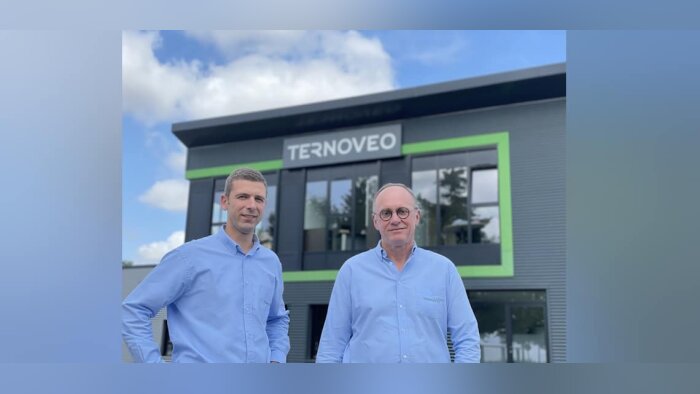 François Rayé, directeur céréales de Ternoveo, et Frédéric Boynard, directeur opérationnel. - © D.R.