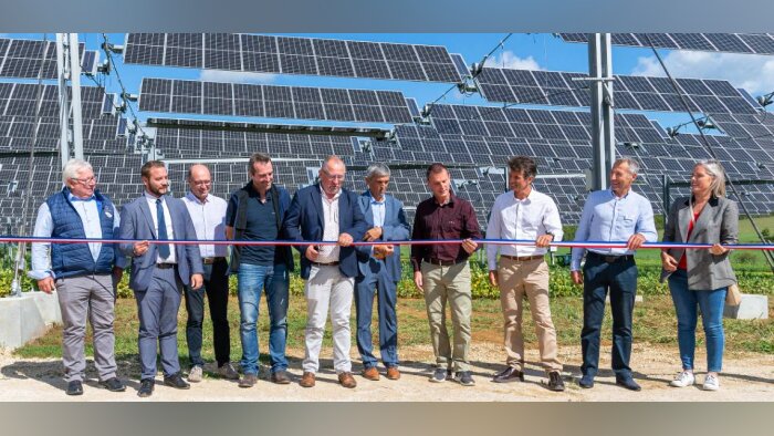 Le premier démonstrateur photovoltaïque de l’Alliance BFC et de TSE est inauguré