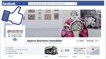 Les agents immobiliers doivent-ils avoir une page Facebook ? - © D.R.
