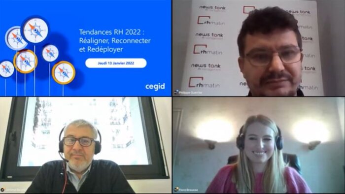 « Réaligner, Reconnecter et Redéployer » : suivez les tendances RH 2022 dans le replay du webinar CEGID - © D.R.