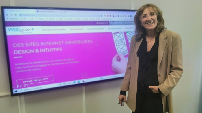 Laurence Hermelin, directrice déléguée de Webgenery - © D.R.