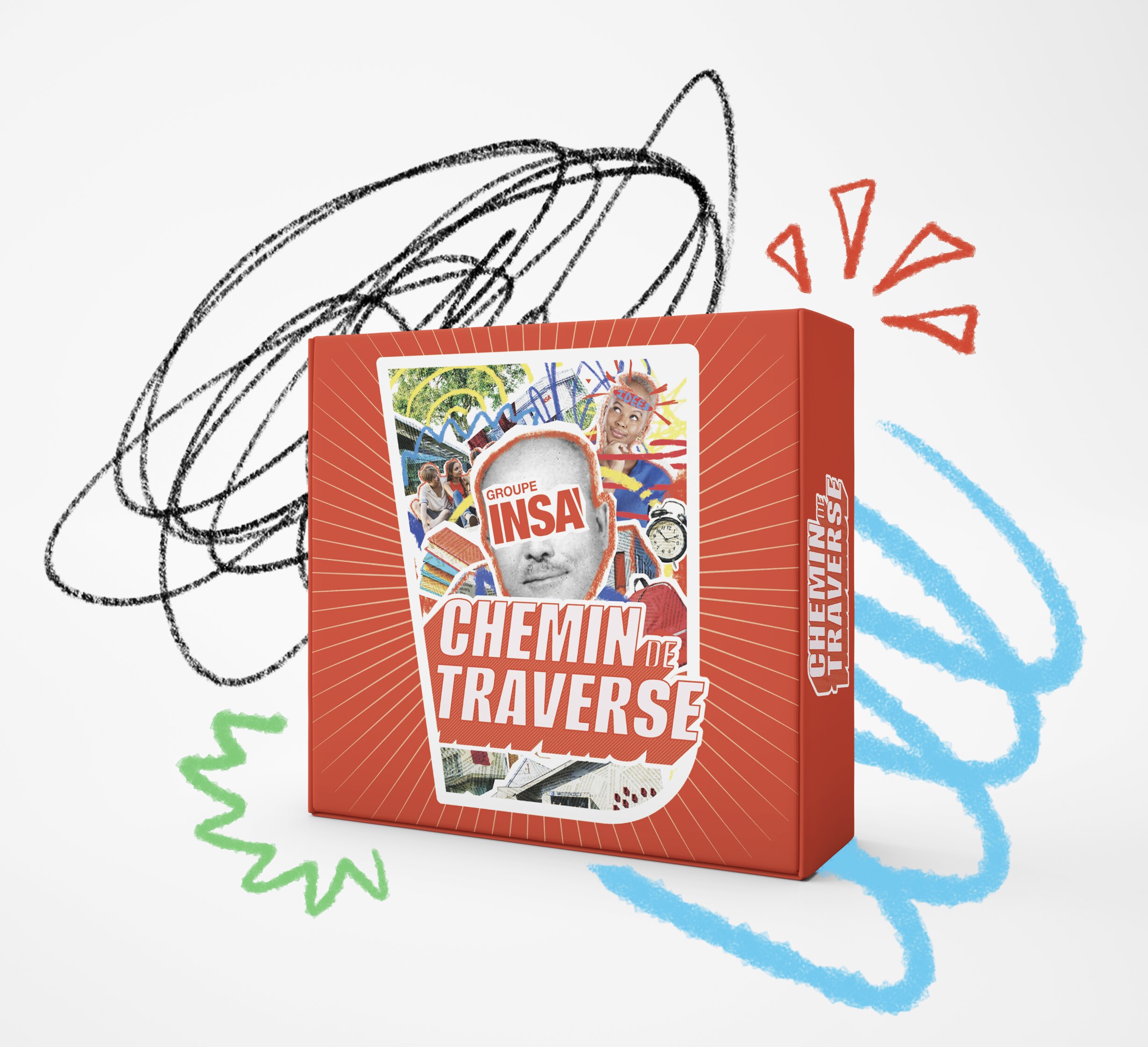 Chemin de traverse est un jeu de plateau créé pour faire connaître le Groupe Insa. - © Groupe Insa