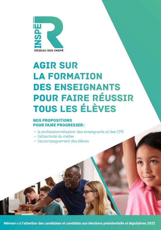 La réseau des Inspé a présenté son mémento le 11 janvier 2022. - © D.R.