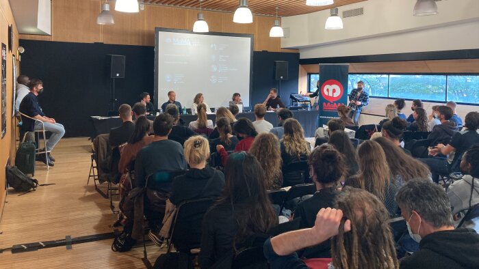 La table ronde de la Félin en 2021 au MaMA. - © D.R.