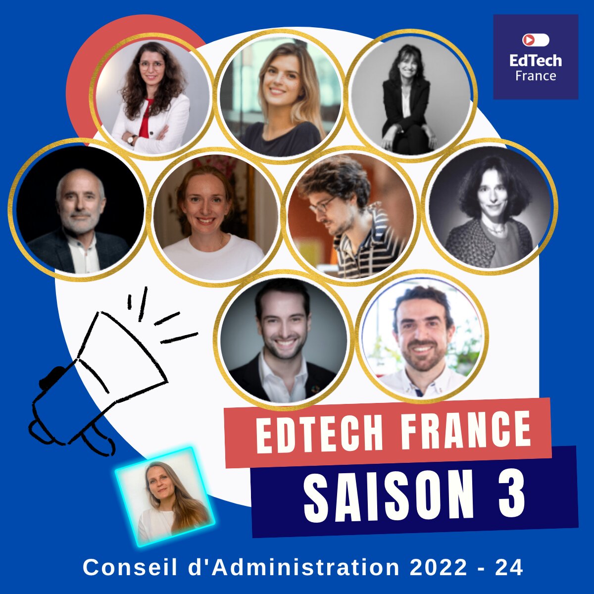 Les membres du conseil d’administration d’Edtech France ont été élus le 11 octobre pour deux ans. - © D.R.