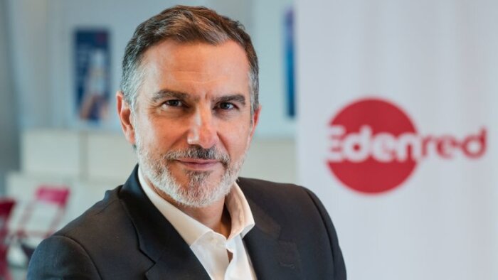 Ilan Ouanounou, Directeur général d’Edenred France, introduit Edenred Engagement. - © Jean-Baptiste Quillien - Photographe 2023 Jean-Baptiste Quillien - Photographe, all rights reserved.