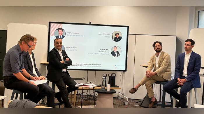 Une table ronde sur l’engagement, l’employabilité et l’expérience étudiante. - © D.R.