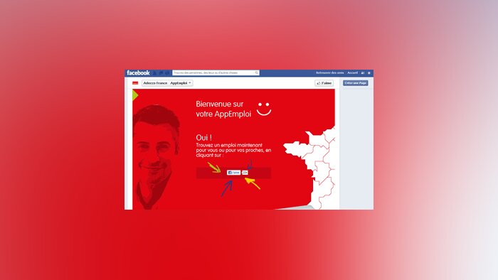 AppEmploi, l’application lancée par Adecco sur Facebook