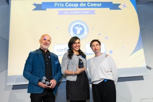Minashe Selvam (Cantoo) et Karima Affejay (Unité de Formation de la Chambre d’agriculture de l’Aisne) - © igor Lubinetsky