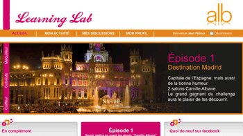 Camille Albane lance une plate-forme de formation sur iPad