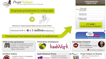 Formation en orthographe : déjà 1,3 million d’utilisateurs pour le projet Voltaire - © D.R.