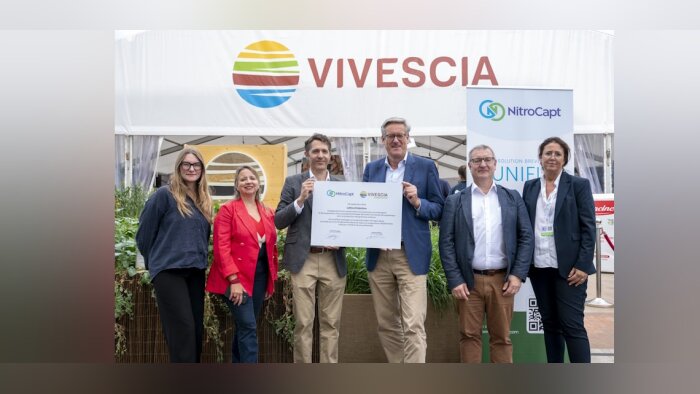 Le groupe coopératif céréalier Vivescia a officialisé son partenariat avec NitroCapt, start-up techn - © D.R.