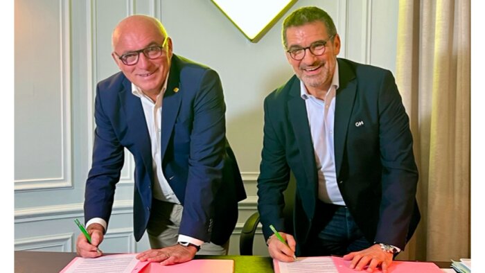Loïc Cantin, président de la Fnaim et Stéphane Fritz, président de Guy Hoquet l’Immobilier. - © D.R.