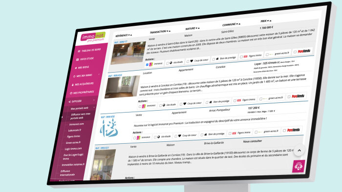 Immonot propose plus de 85 000 annonces immobilières de notaires sur toute la France - © D.R.