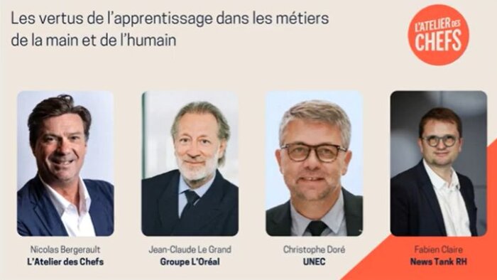 Apprentissage : les vertus dans les métiers de la main et de l’humain : webinar RH Matin en replay - © D.R.