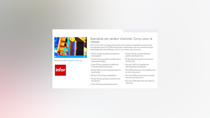 Infor mise sur l’analyse prédictive des talents