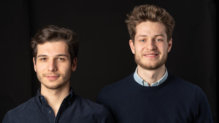 Clément Buffet et Quentin Bastide, co-fondateurs de Plusse - © David VENIER - Université Jean Moulin Lyon 3