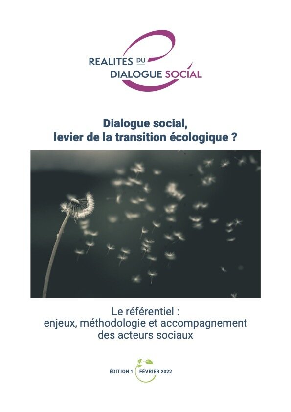 Référentiel du dialogue social et de la transition écologique (RDS - © RDS.