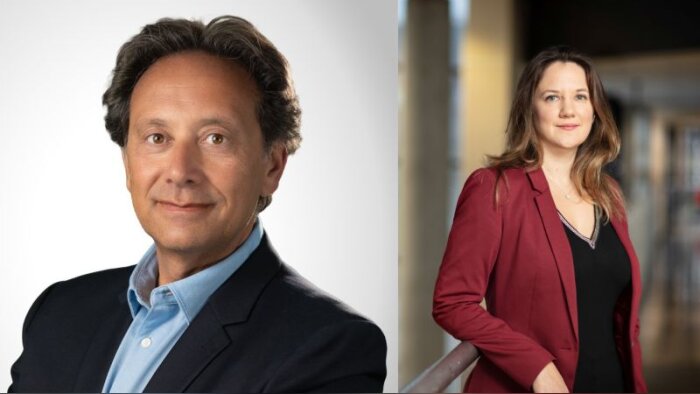 Hervé Uzan (Workday) et Claire Rossi (UTC) - © D.R.