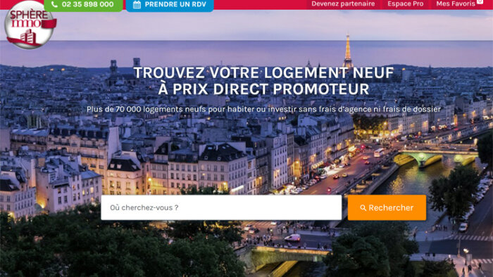 70 000 lots sur Sphère Immo