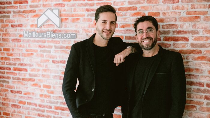 Julien Maudy, directeur et Michael Benchabat, président de MeilleursBiens - © D.R.