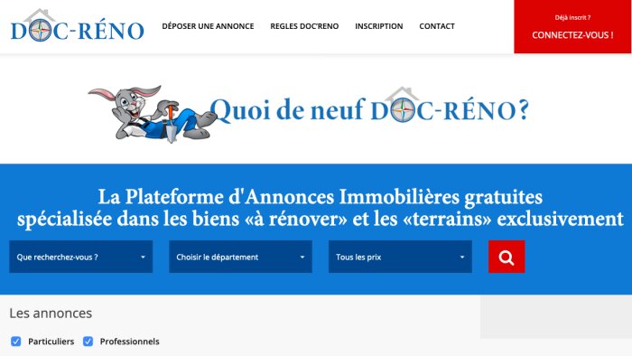 Le portail vise 500 annonces publiées à l’automne 2021 - © D.R.