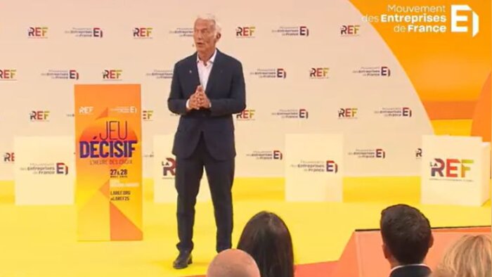 La Ref 2025 : une rentrée compliquée selon Patrick Martin, Président du Medef - © D.R.