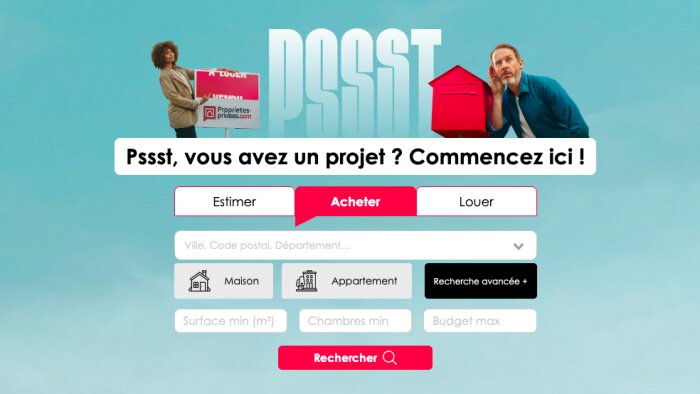 Propriétés-privées.com annonce 13 000 biens à vendre sur son portail. - © D.R.