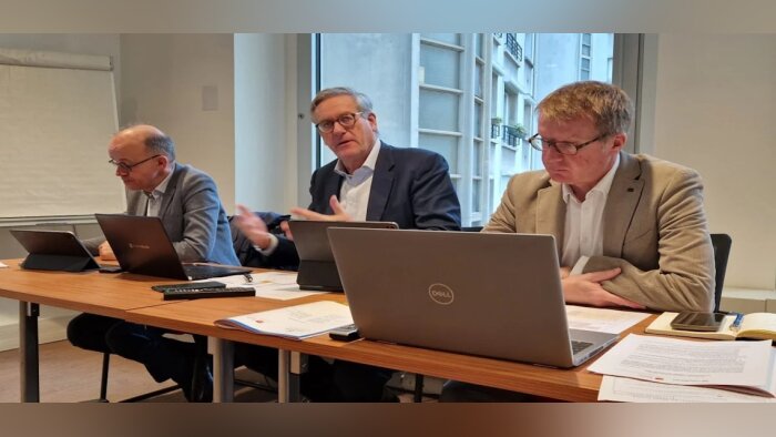 Olivier Dauger, Christoph Büren et Benjamin Lammert - © D.R.