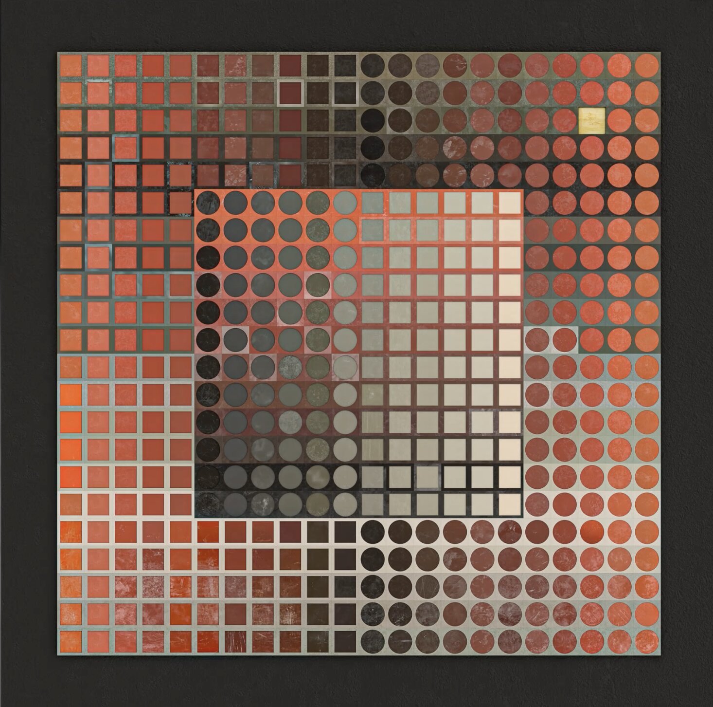 Un des visuels de la série de NFTs.  - © Fondation Vasarely