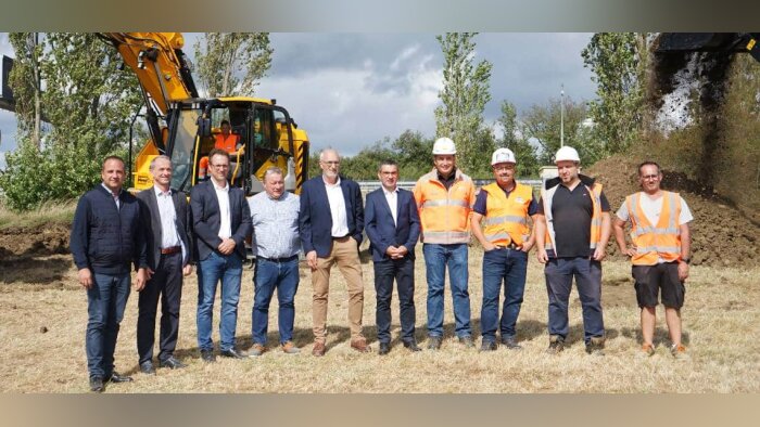 Lancement des travaux de la base de ManutOne, filiale de la Cal