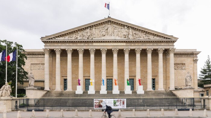 Le Palais Bourbon, à Paris. - © D.R.