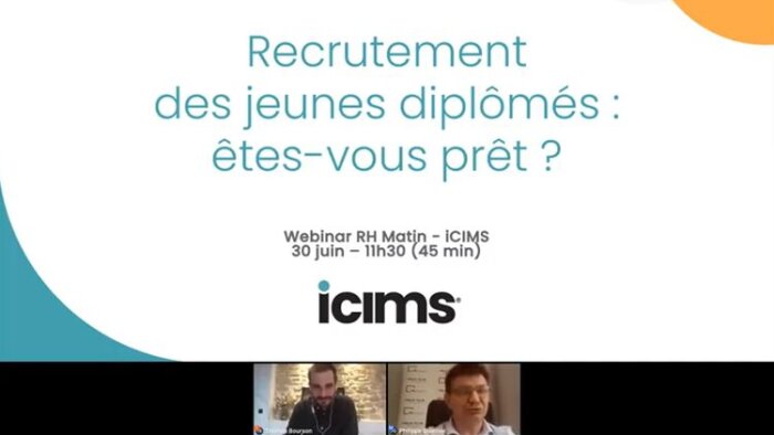 « Recrutement des jeunes diplômés : prêt à les intégrer ? » : Le webinar iCMS disponible en replay - © D.R.