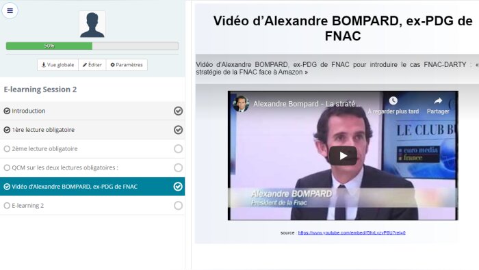 Accès étudiant au LMS Excelia Group - © ExceliaGroup