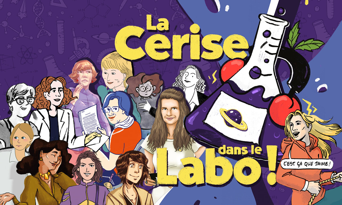 Un nouvel épisode de La cerise dans le labo ! parait chaque samedi jusqu’au 13 mai 2023. - © CEA