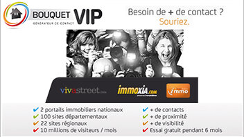 Bouquet VIP : l’offre de Vivastreet réservée aux professionnels de l’immobilier - © D.R.